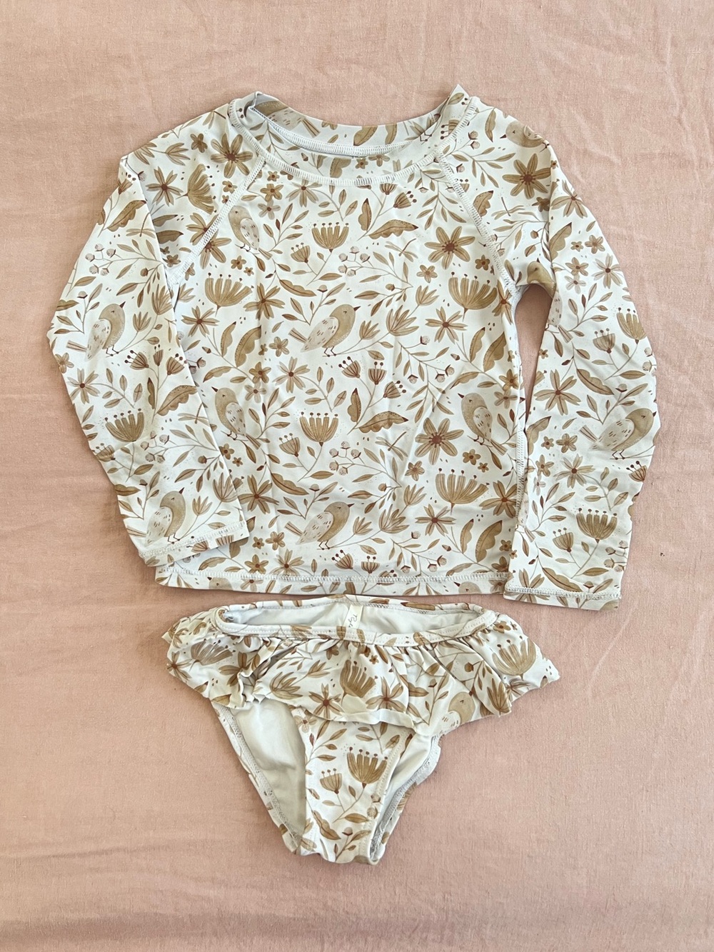 🤎 Rylee + Cru Garden Birds Swimsuit